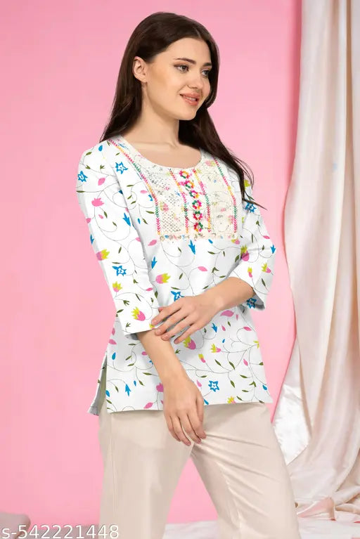 Trendy Women Comfortable Cotton Kurti_Stylish