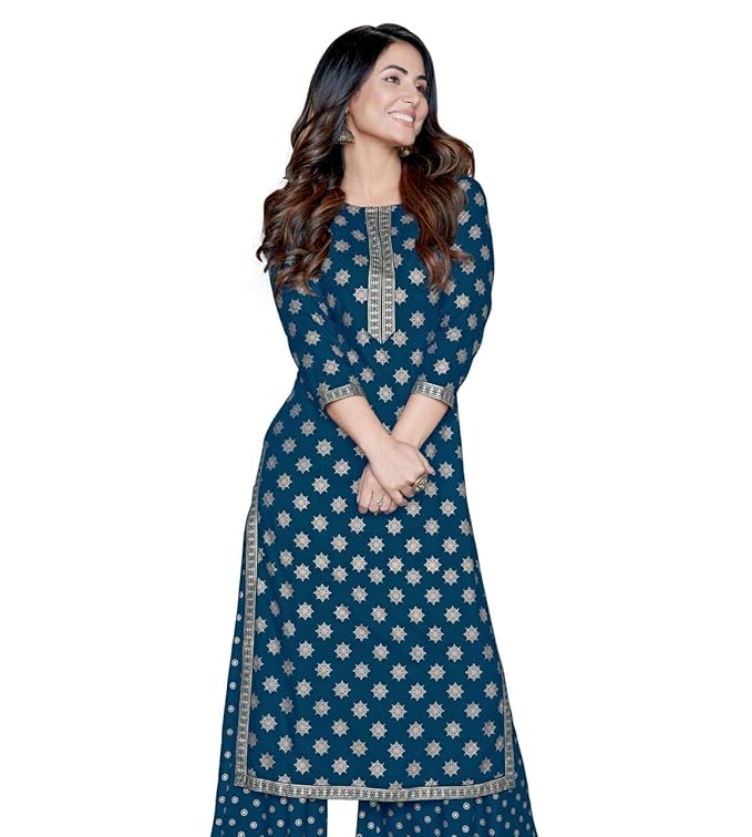Women's Rayon Straight Fit Straight Kurta