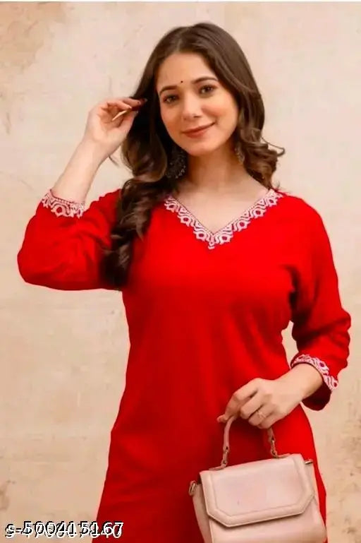 Red attractive Kurti