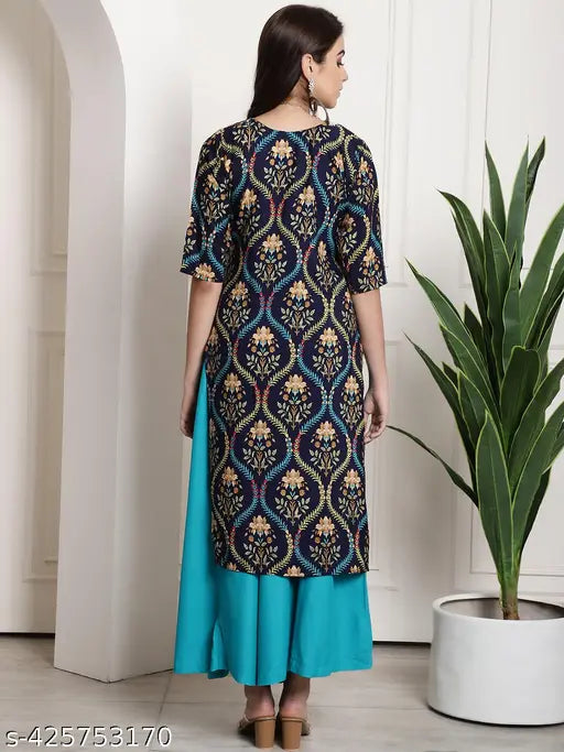 American Crepe Printed Kurti For Women