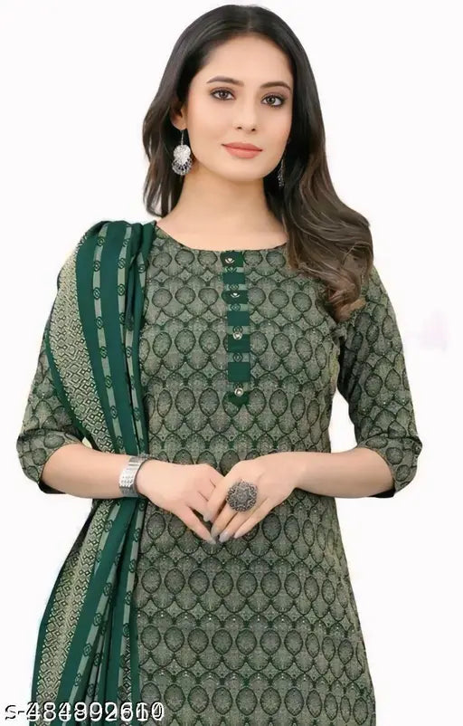 Green kurti set