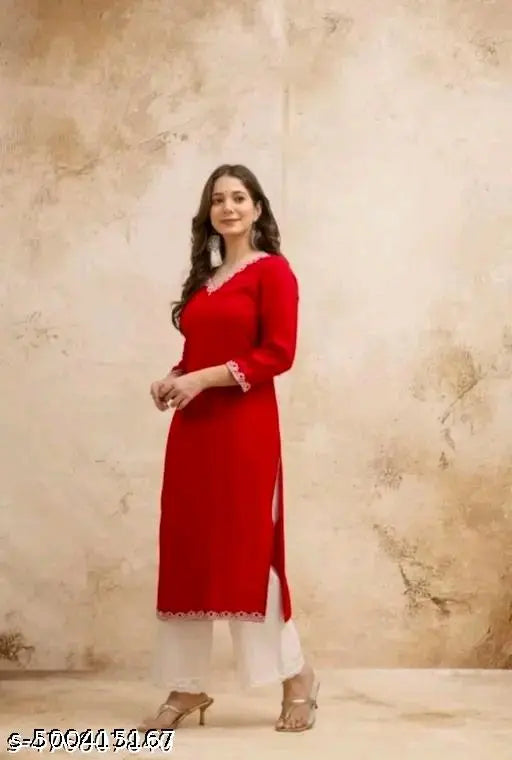 Red attractive Kurti
