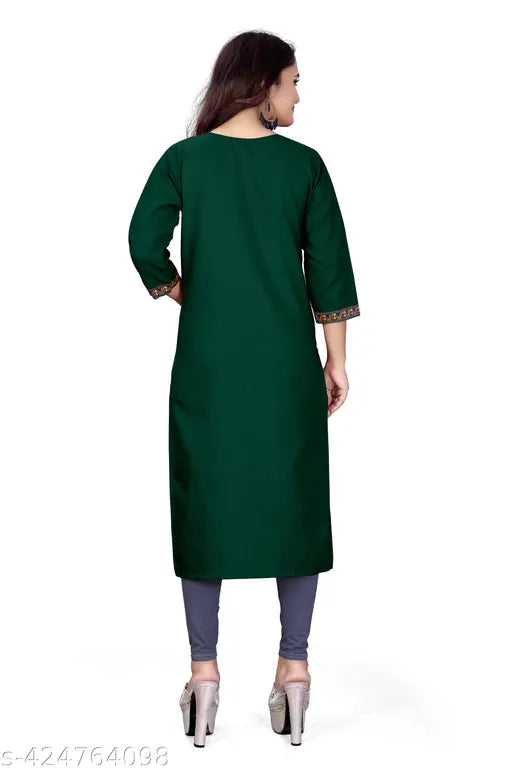styllist kurti with embroidered work